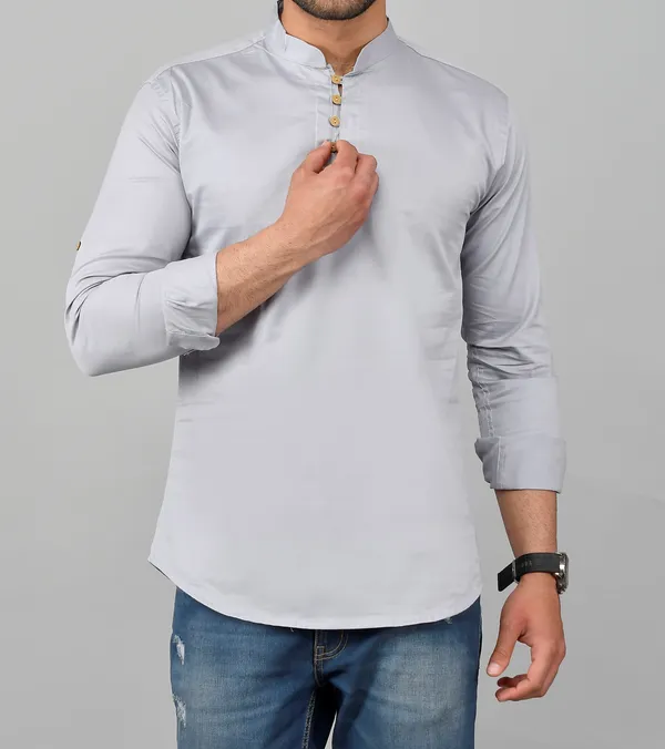 Men_Solid_Straight_Kurta_(Grey)