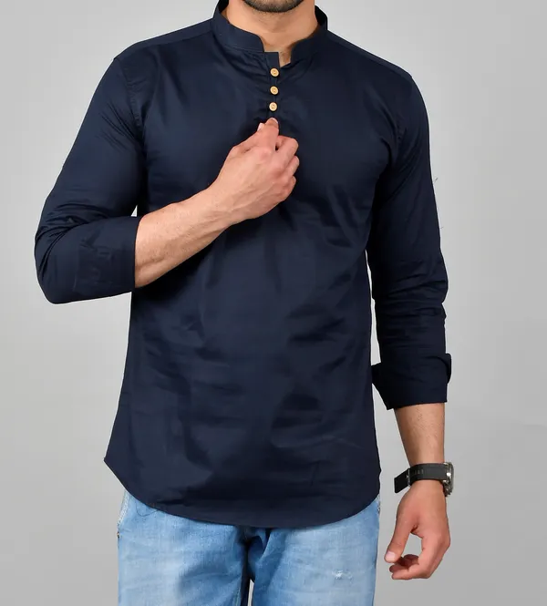 Men_Solid_Straight_Kurta_(Dark_Blue)