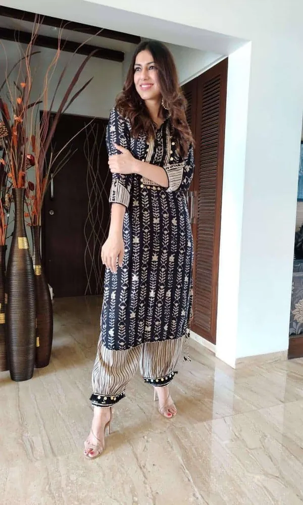 Designer_Afghani_Kurti_Pent_and_dupatta_set