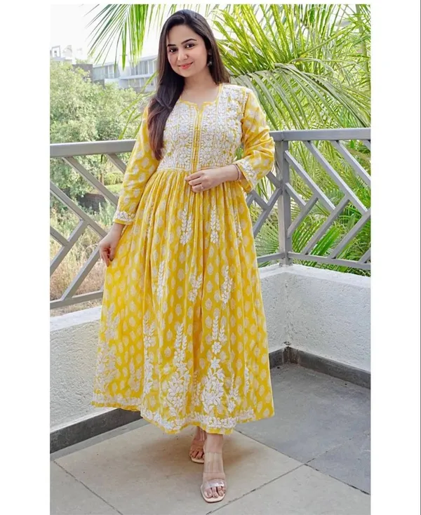 Beautiful_Women_Pink_Chikankari_Gown_for_Wedding_and_Party_wear