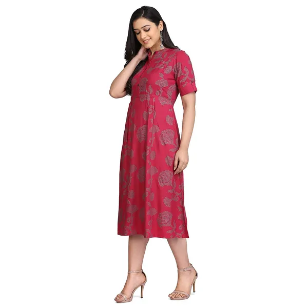 Maroon_Stylish_Dress_For_Women_Western_A-Line_Maxi_Long_Gown__Cotton_Dresses_For_Ladies_1_Piece_Dress