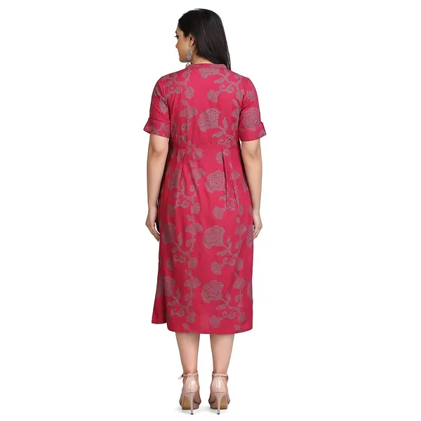 Maroon_Stylish_Dress_For_Women_Western_A-Line_Maxi_Long_Gown__Cotton_Dresses_For_Ladies_1_Piece_Dress