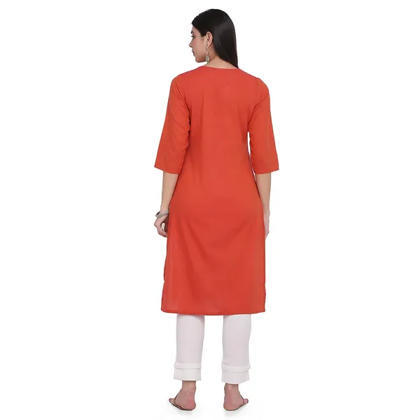 Maroon_Mangalgiri_Cotton__Embroidered_Straight_Kurta_With_Pant_Readymade_Cotton_Kurti_For_Women_Dress_For_Ladies/Girls_Mirror_Work_Emb._2_Pcs