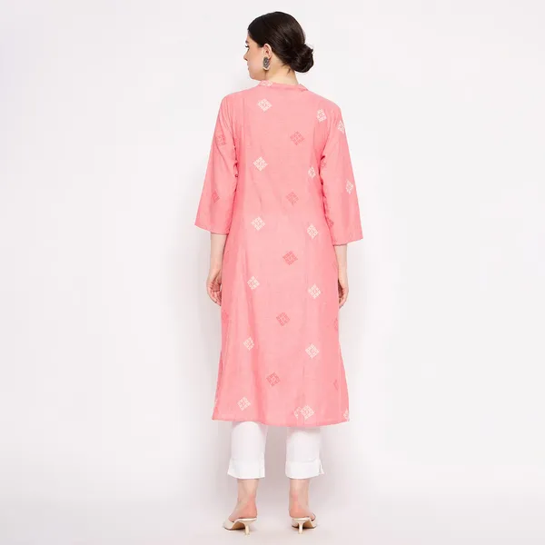 Pink_South_Cotton_Straight_Kurta__Readymade_Outfit_Cotton_Kurti_For_Women_Kurta_For_Ladies_Embroidery_1_Piece