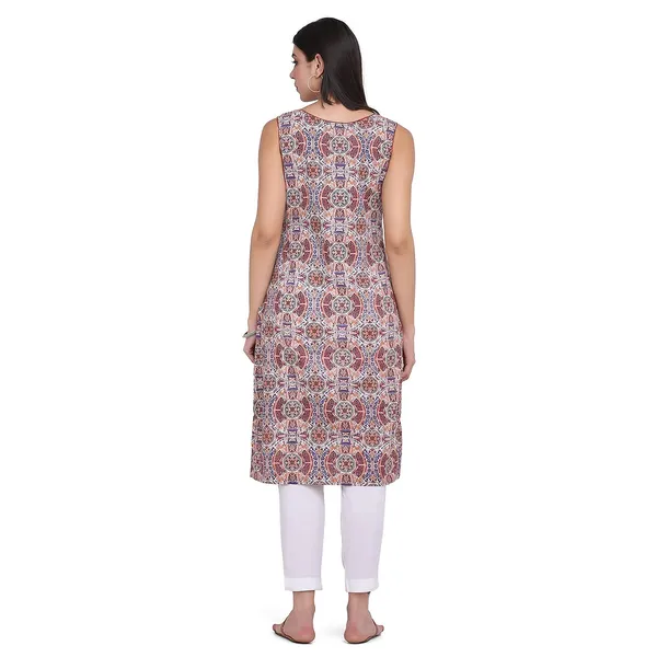 Off_White_Cotton_Sleeveless_Kurta_Readymade_Outfit_Cotton_Kurti_For_Women_Dress_For_Ladies_Printed_1_Pcs