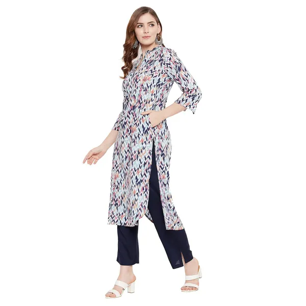 Blue_Kurti_Pant_Set_For_Women_Readymade_Straight_Salwar_Suit_Viscose_A-Line_Kurta__Printed_Kurta_With_Printed_Pants_2_Pcs_Set_Kurta