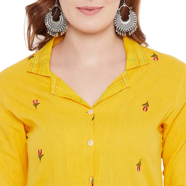 Yellow_Kurti_Palazzo_Set_For_Women_Readymade_Straight_Salwar_Suit_Mangalgiri_Cotton_Straight_Kurta__Printed_Kurta_With_Printed_Plazzo_2_Pcs_Set