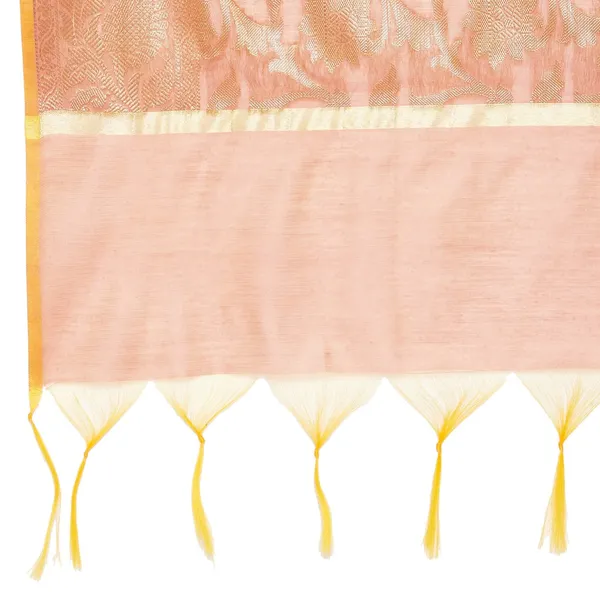 Peach_Cotton_Silk_Anarkali_Suit_Set_With_Dupatta_Readymade_Kurti_Pant_Set_Embroidery_Kurta_For_Women_3_Pcs_Set