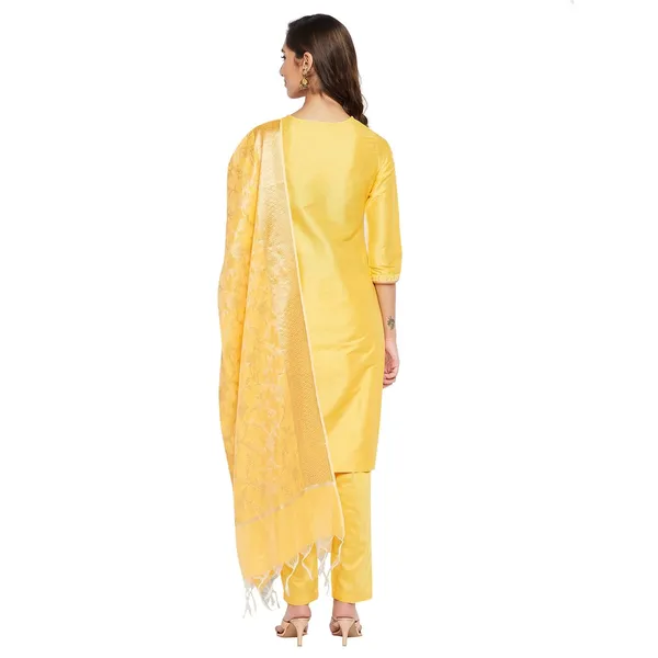 Yellow_Cotton_Silk_Straight_Suit_Set_With_Dupatta_Readymade_Kurti_Pant_Set_Embroidery_Kurta_For_Women_3_Pcs_Set__Size