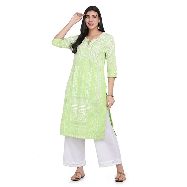 Light_Green_Cotton_Straight_Suit_Set_With_Dupatta_Readymade_Party_Outfit_Kurti_Palazoo_Set_Cotton_Kurta__3_Pcs_Set