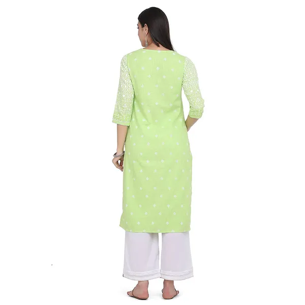 Light_Green_Cotton_Straight_Suit_Set_With_Dupatta_Readymade_Party_Outfit_Kurti_Palazoo_Set_Cotton_Kurta__3_Pcs_Set