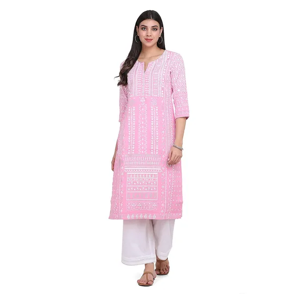 Pink_Cotton_Straight_Suit_Set_With_Dupatta_Readymade_Kurti_Palazoo_Set_Cotton_Kurta__3_Pcs_Set