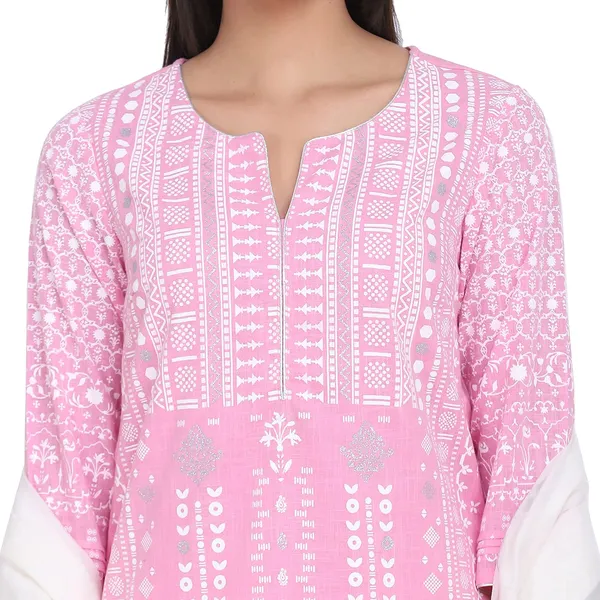 Pink_Cotton_Straight_Suit_Set_With_Dupatta_Readymade_Kurti_Palazoo_Set_Cotton_Kurta__3_Pcs_Set