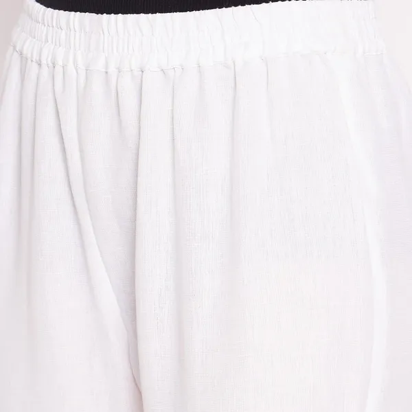 White_Linen_Solid_Pant_For_Women_Stylish_Latest_White_Soft_Linen_Pant_For_Girls_Regular_Fit_Casual_Trouser_For_Woman_Formal_Pant_For_Office