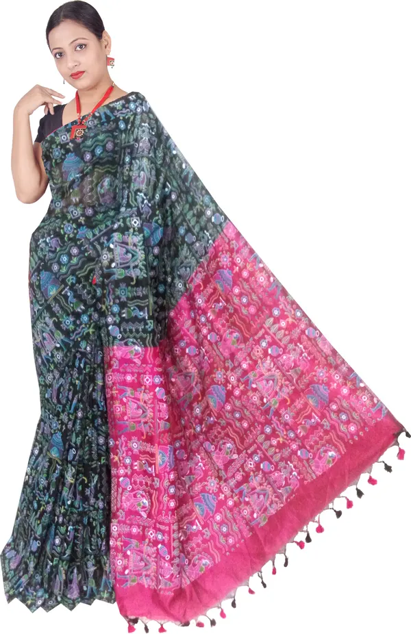 Printed_Bollywood_Pure_Silk_saree_for_women