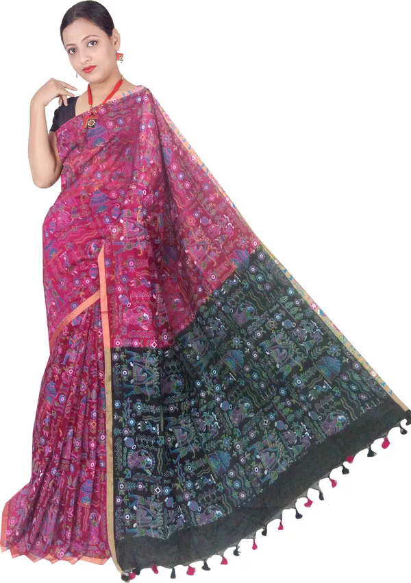 Printed_Bollywood_Pure_Silk_saree_for_women