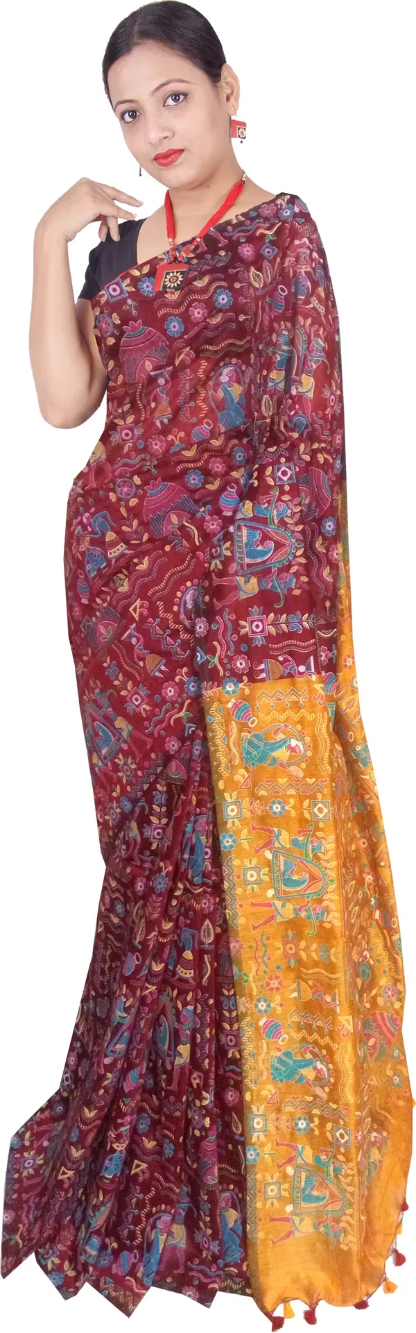 Printed_Bollywood_Pure_Silk_saree_for_women