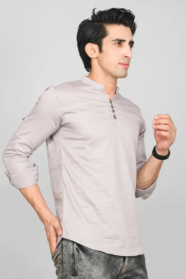 Men_Solid_Straight_Kurta_(Grey)