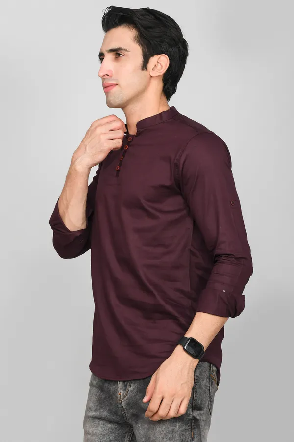 Men_Solid_Straight_Kurta_(Purple)