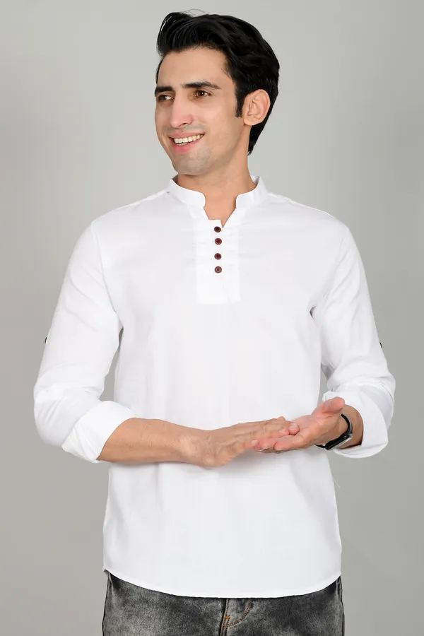 Men_Solid_Straight_Kurta_(White)