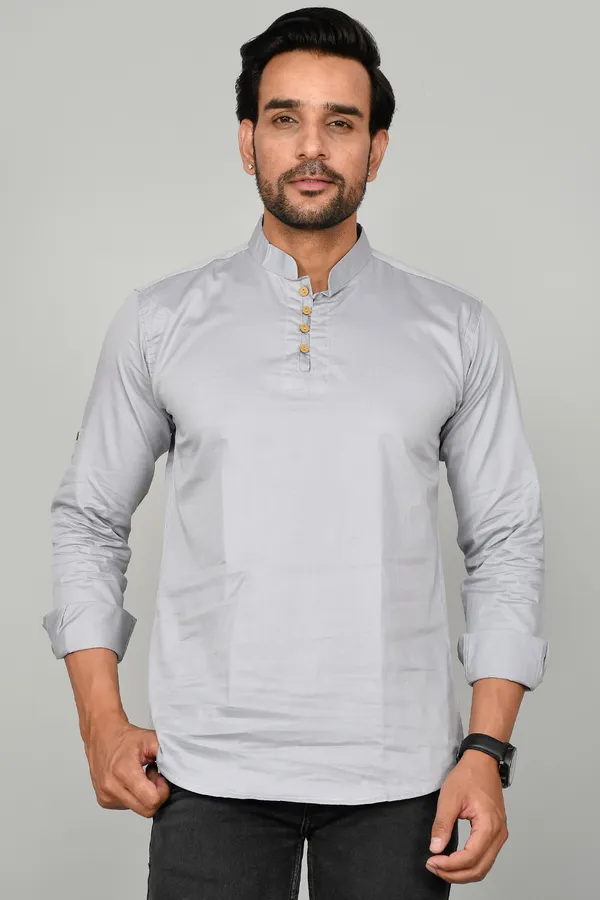 Men_Solid_Straight_Kurta_(Grey)