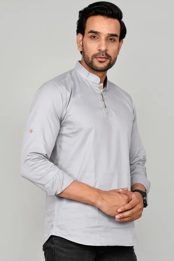 Men_Solid_Straight_Kurta_(Grey)