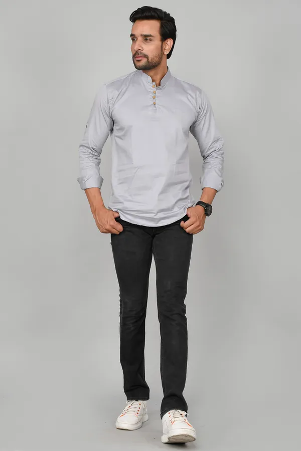 Men_Solid_Straight_Kurta_(Grey)