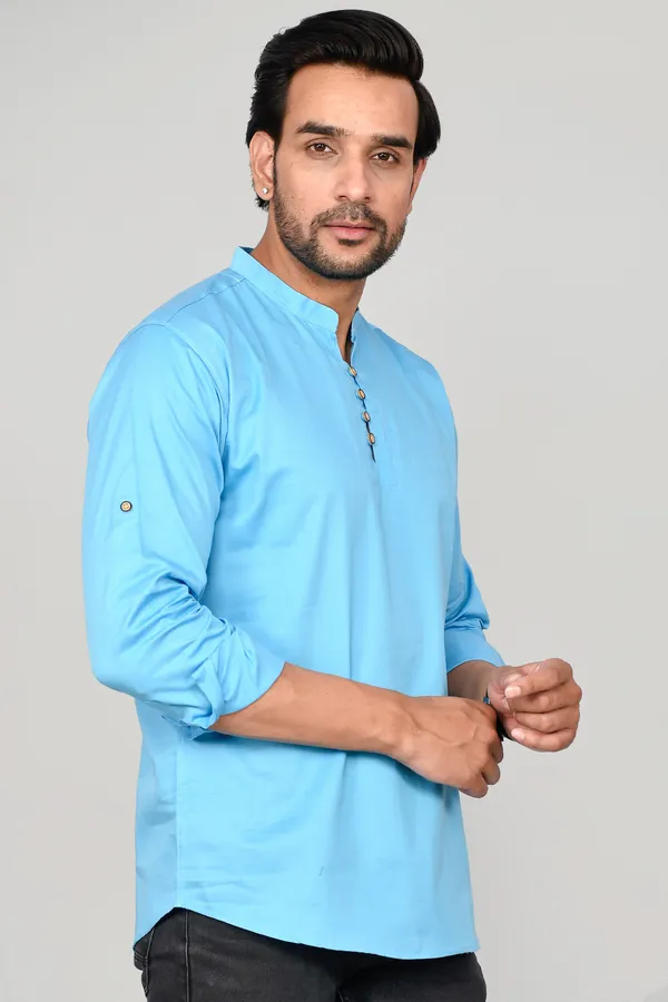 Men_Solid_Straight_Kurta_(Light_Blue)