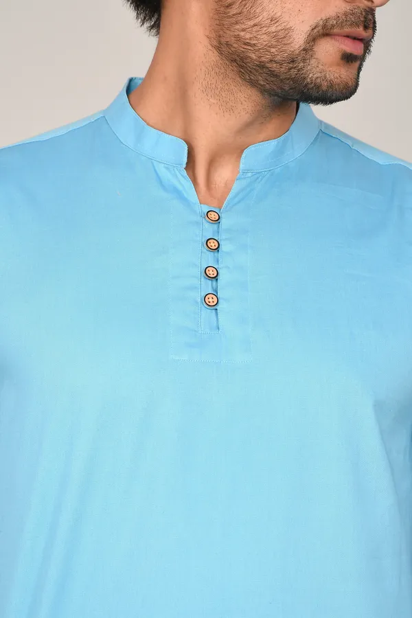 Men_Solid_Straight_Kurta_(Light_Blue)
