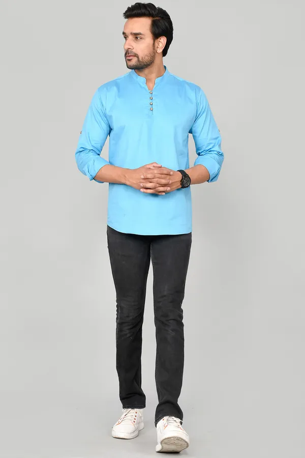 Men_Solid_Straight_Kurta_(Light_Blue)