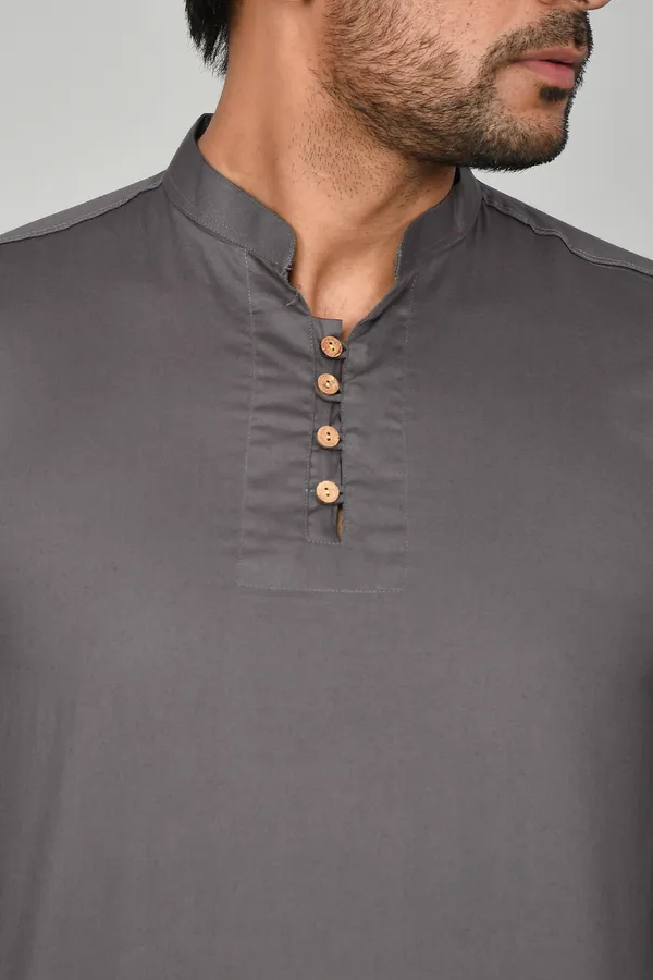 Men_Solid_Straight_Kurta_(Grey)