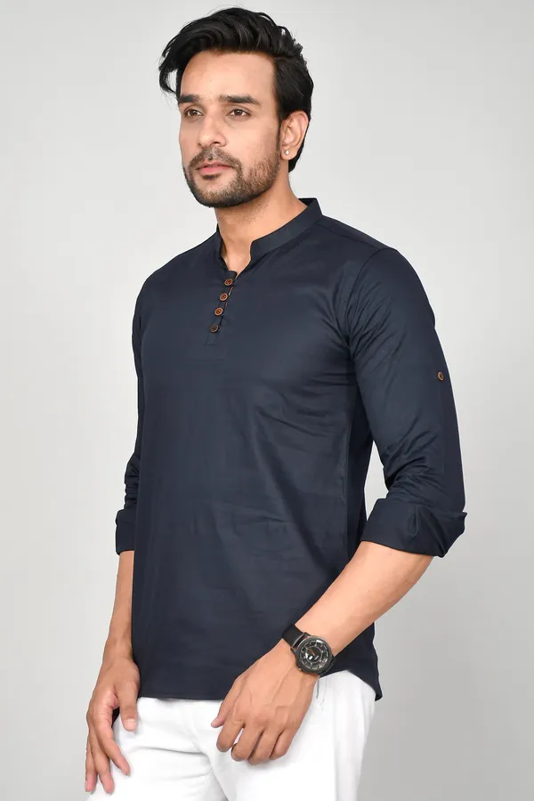Men_Solid_Straight_Kurta_(Dark_Blue)