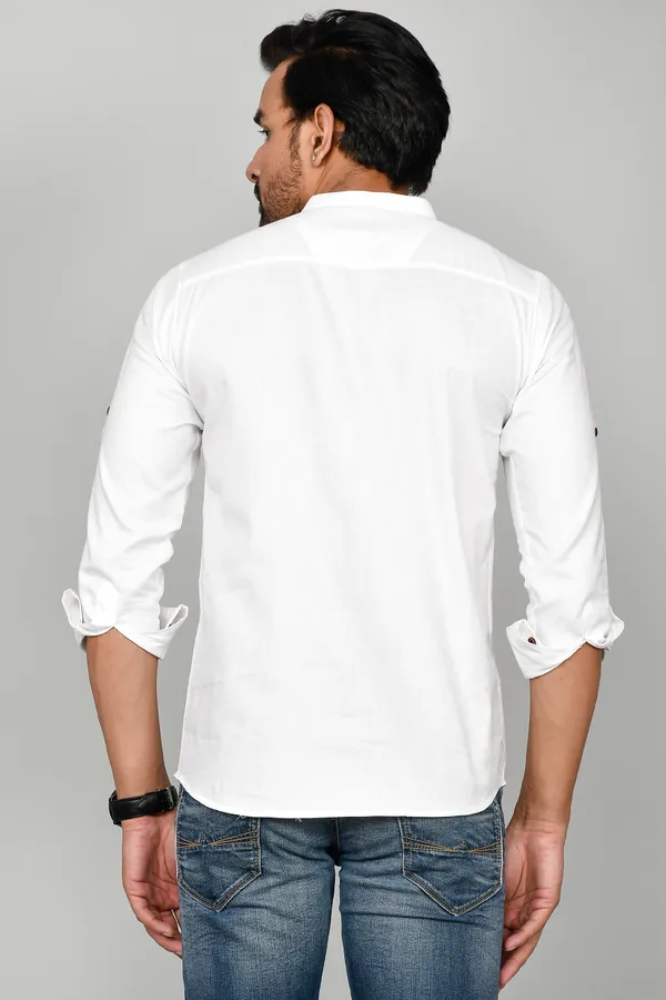 Men_Solid_Straight_Kurta_(White)