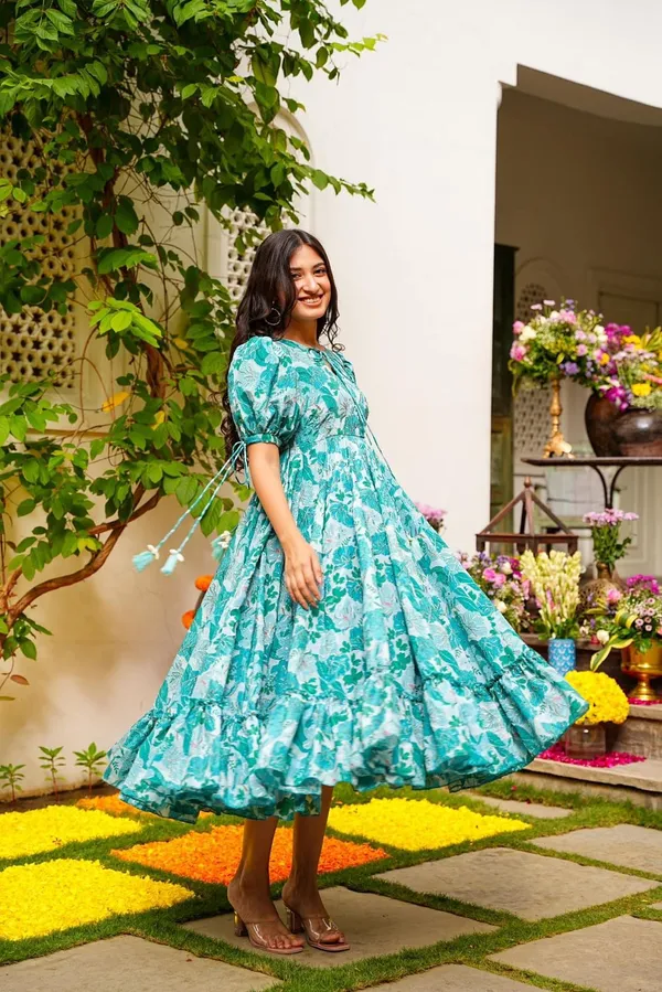 Sea_Green_Floral_Dress