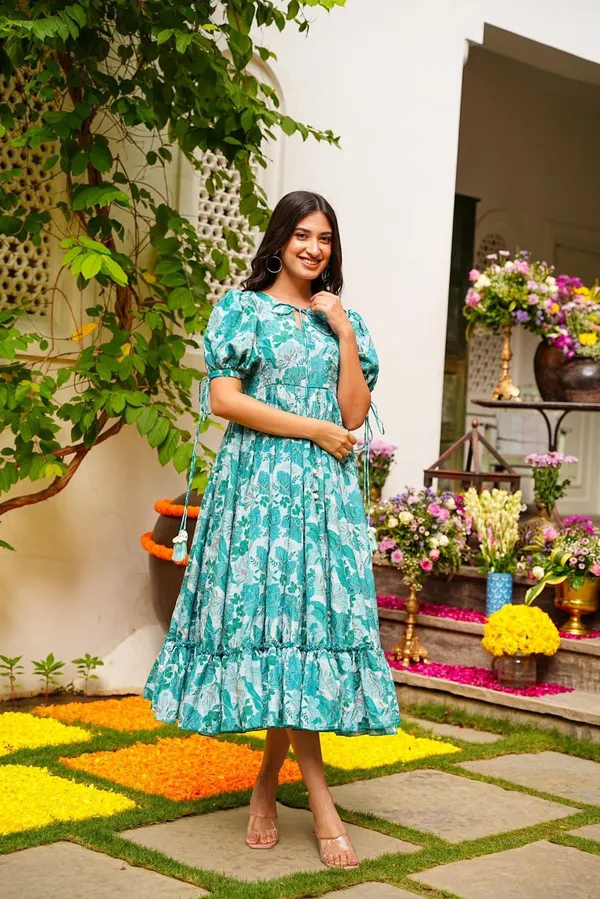 Sea_Green_Floral_Dress