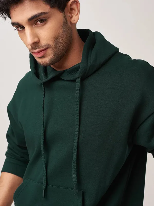 Men's_Bottle_Green_Oversized_Hoodie