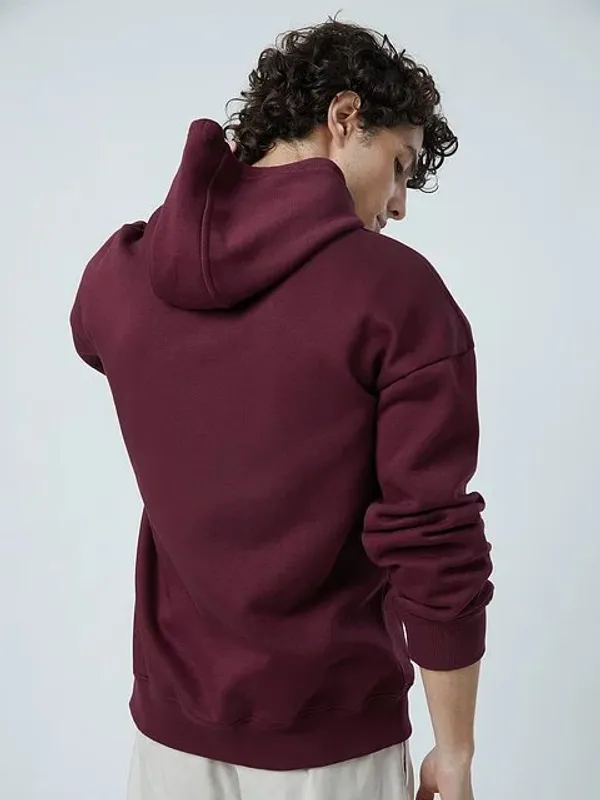 Men's_Maroon_Oversized_Hoodie