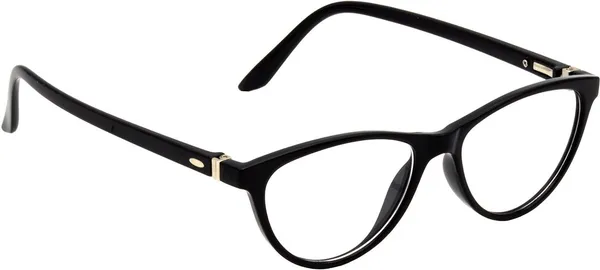 4_Zero_Power_Blue_Ray_Cut_Computer_Glasses_For_Men_&_Women_|_Black