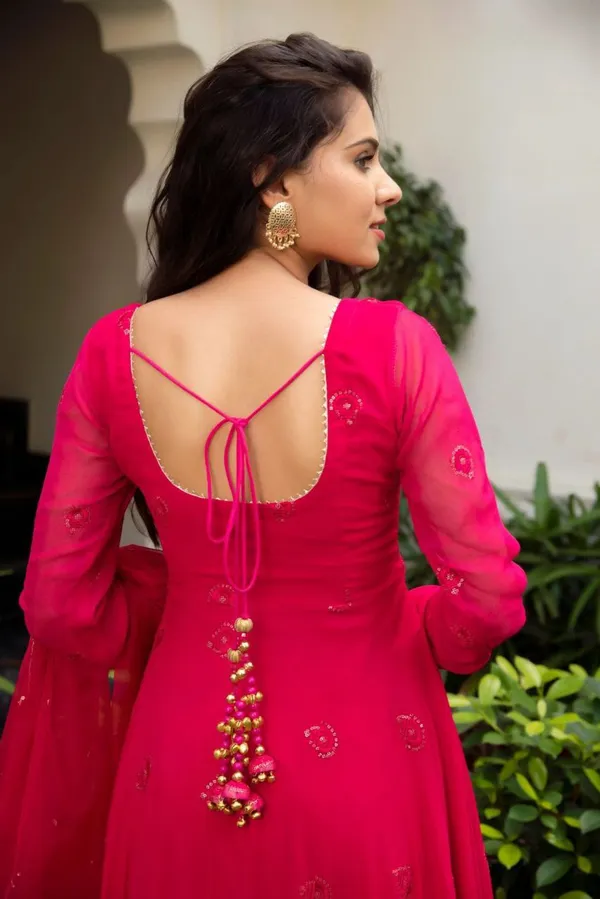 Georgette_with_Complete_Linning_Gown