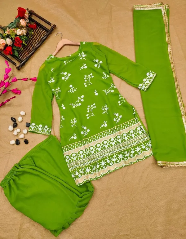 Beautiful_Georgette_Sharara_Set