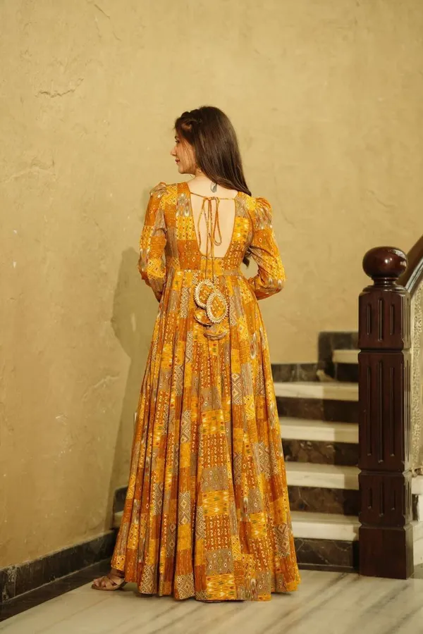 Mustard_Asymmetrical_Gown_and_Pants