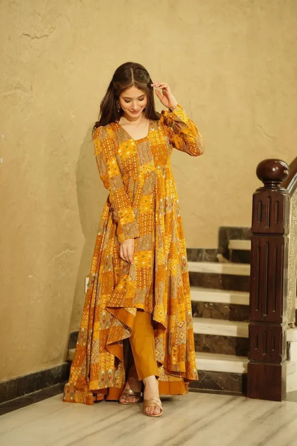 Mustard_Asymmetrical_Gown_and_Pants