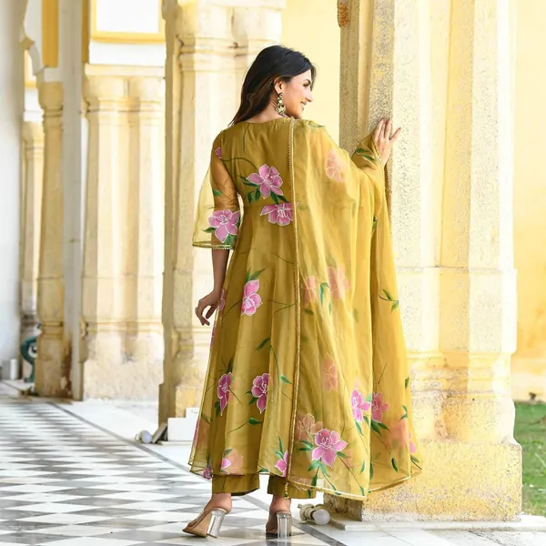 Mustard_Brush_Paint_Organza_Gown