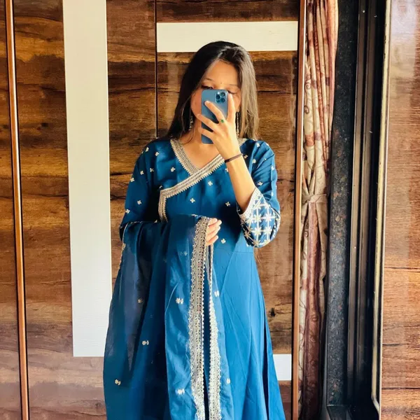 Embroidered_Anarkali_Kurta,_Bottom_&_Dupatta_Set