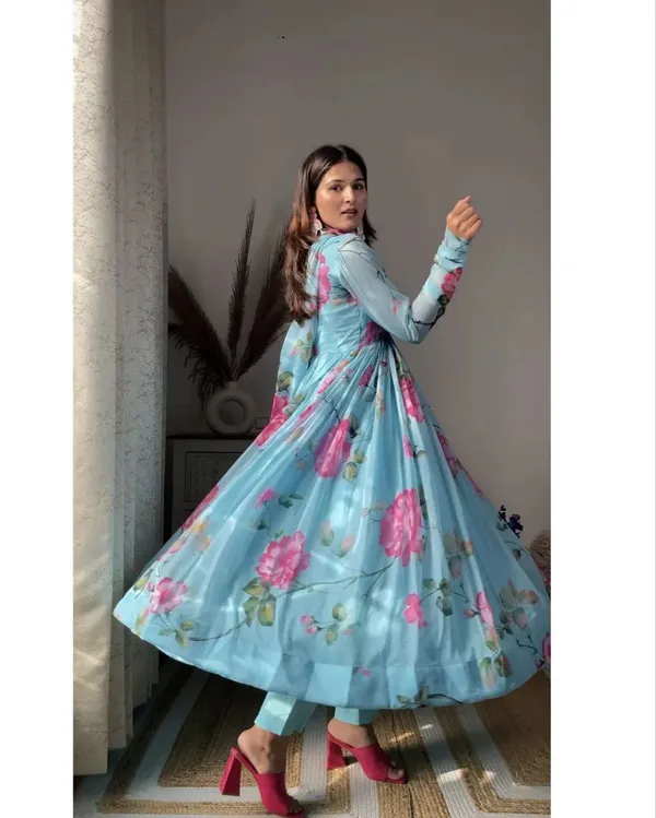Printed_Anarkali_Kurta,_Bottom_&_Dupatta_Set