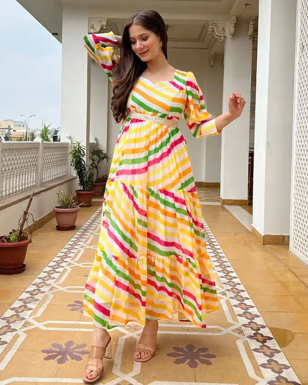 Georgette_Multicolor_Designer_Printed_Gown