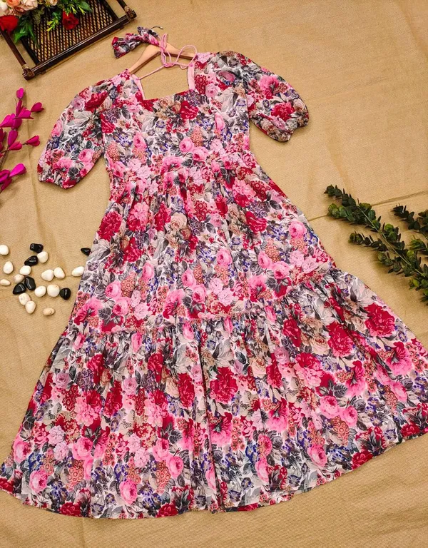 Floral_Handblock_Print_Cotton_Gown