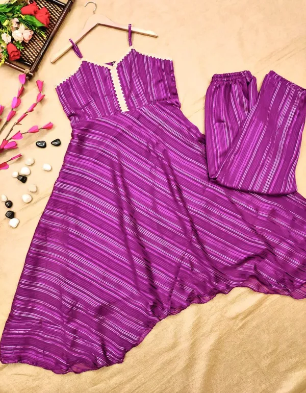 Mirage_Purple_Lurex_Gown_Pants