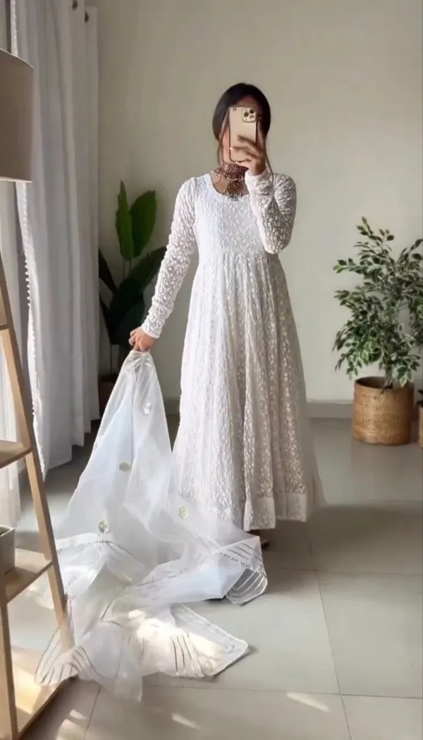 White_Georgette_Heavy_Embroidery_Work_Anarkali_Suit