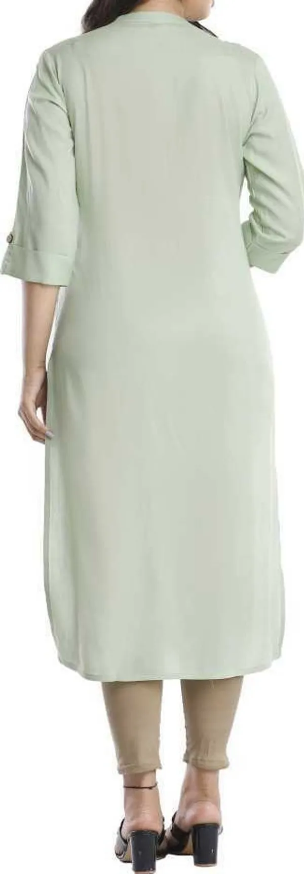 Women_Solid_Straight_Kurta_(Light_Green)